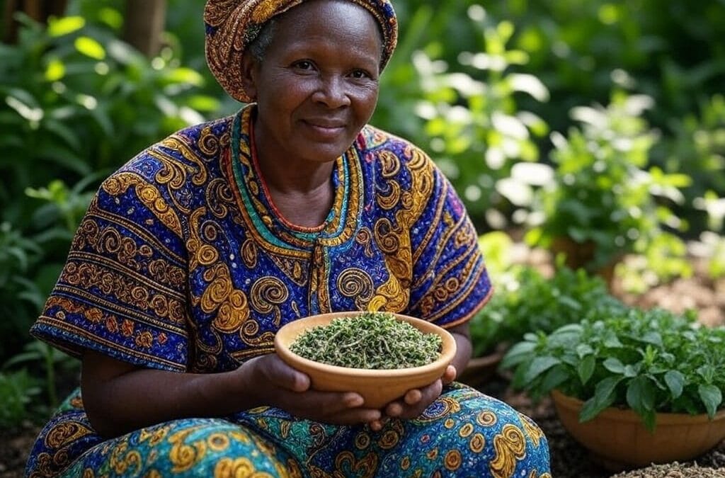 Traditional medicine healing photo