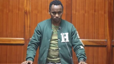 Car dealer joseph kairo wambui, alias khalif kairo in a past court session