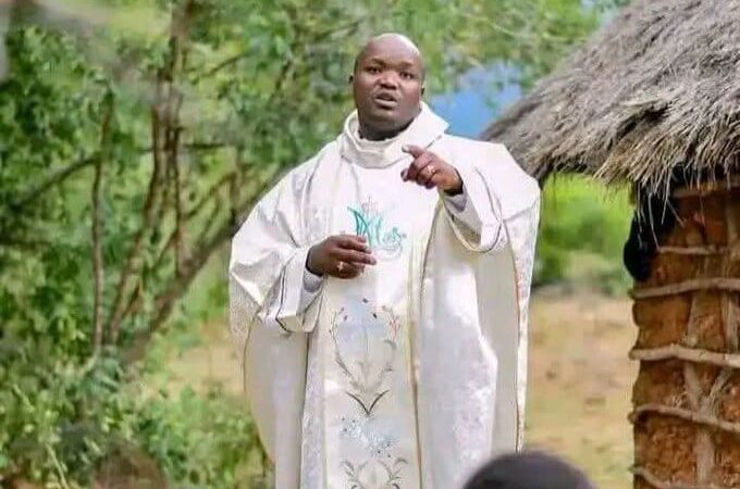 Catholic priest, father alois cheruiyot bett in kerio valley