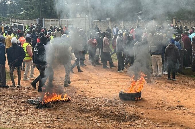 George natembeya arrest in kitale