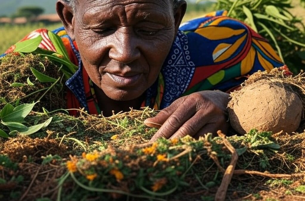 Herbal woman