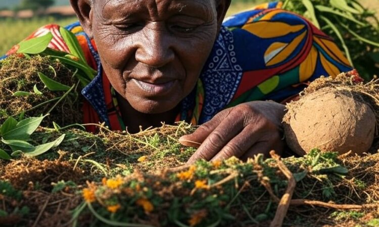 Herbal woman