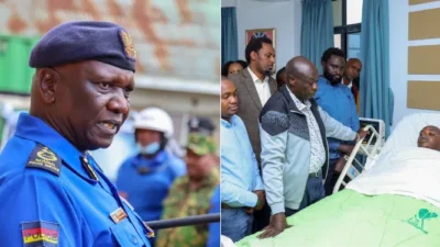 Ig kanja and rigathi gachagua collage