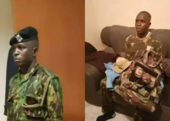 Soweto fake police soweto kayole have arrested 30 year old daniel mori mohere