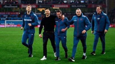 Xabi alonso and coaching staff