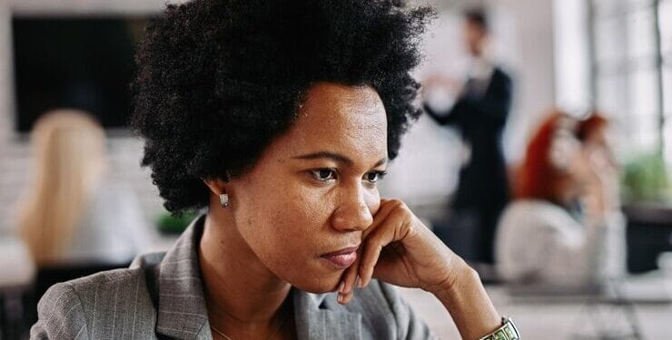 African business woman photo