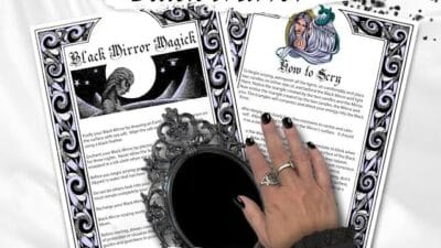 Black magic mirror spell photo