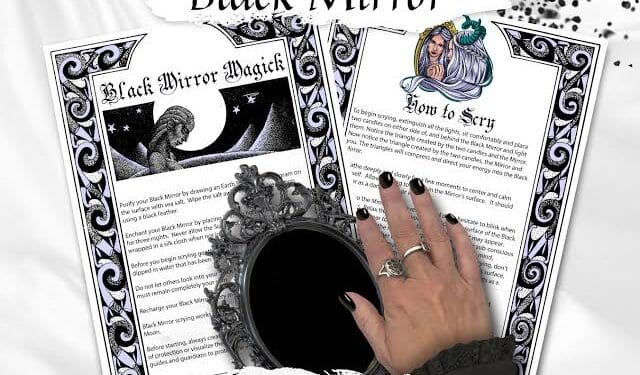 Black magic mirror spell photo