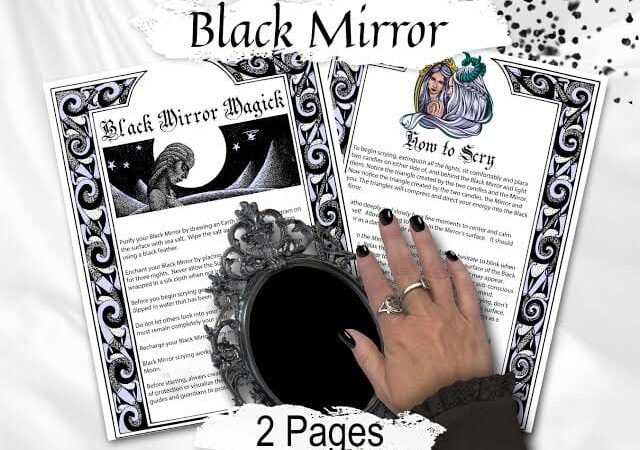 Black magic mirror spell photo