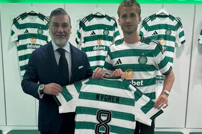 Celtic sign benjamin nygren from nordsjælland