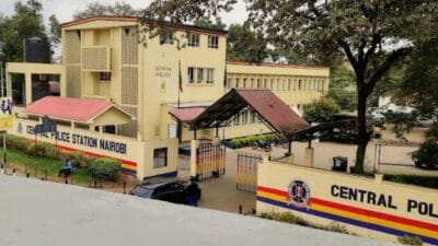 Central police station photo where albert ojwang was murdered