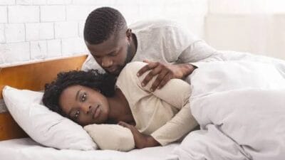 Family in bed