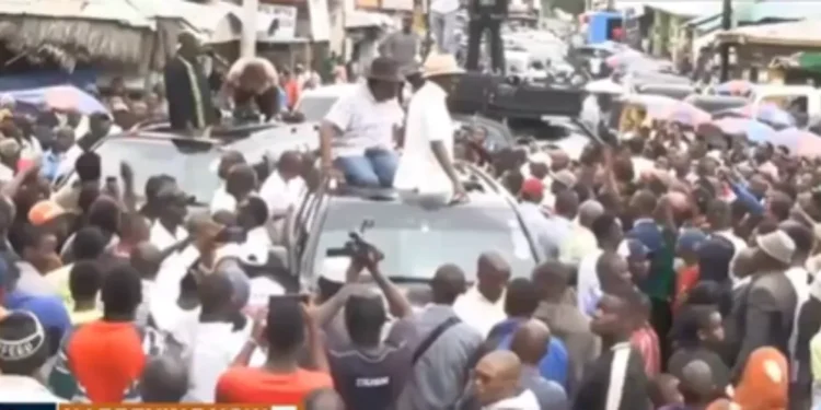Gachagua and kalonzo in malindi