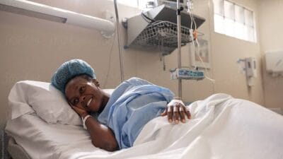 In hospital photo
