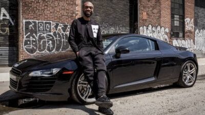 Man on audi