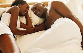 Man sleeping with wife