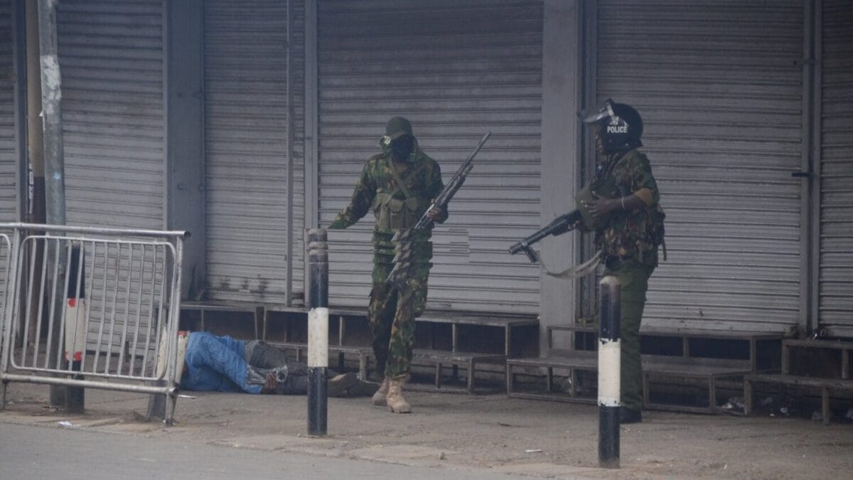 Police shooting boniface kariuki