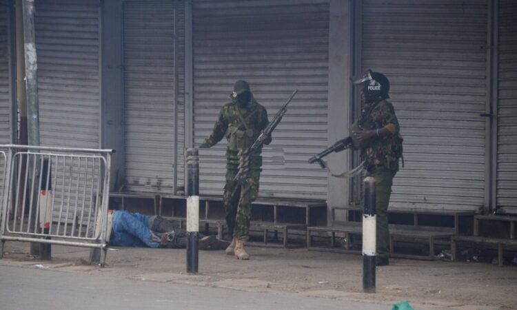 Police shooting boniface kariuki
