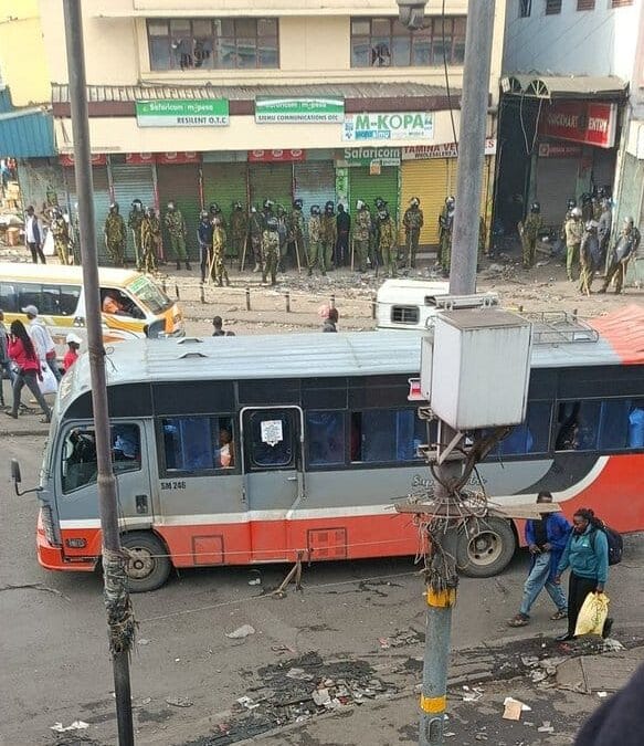 Quickmart otc, nairobi protests, dead bodies