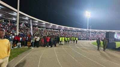 Raila odinga stadium at midnight