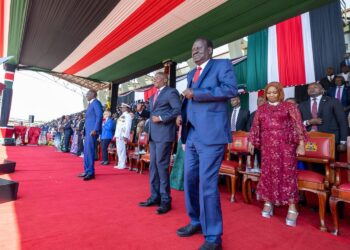Raila odinga in homabay during madaraka day 2025 celebrations
