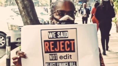 Rose njeri reject finance bill