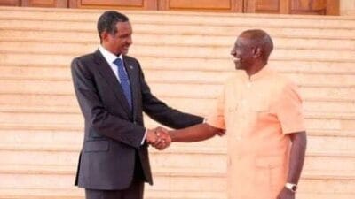 Ruto and rsf leader