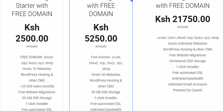 Trueshost free domain plus hosting