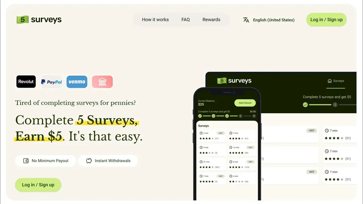 5 surveys review