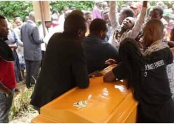 Burial gone wrong coffin photo