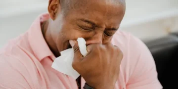 Crying man image photo