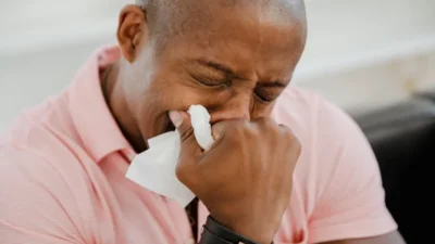 Crying man image photo