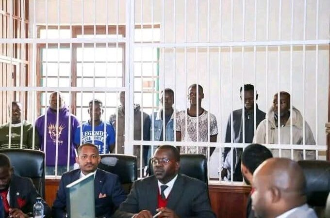 Eight men who carried the body of albert ojwang