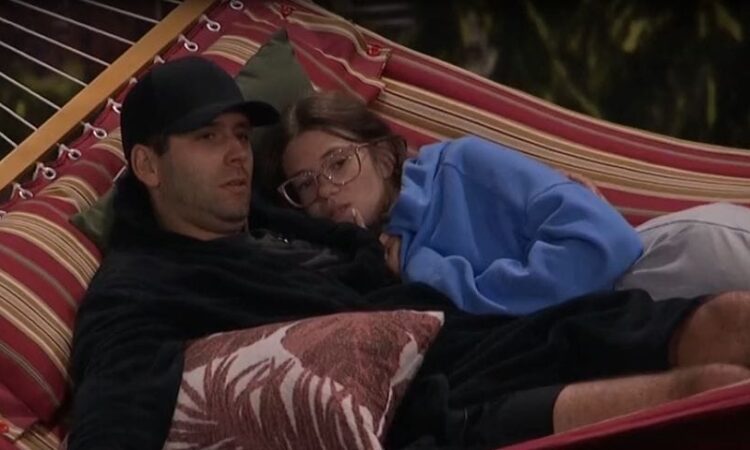 Jimmy to kelley while cuddling her in the hammock