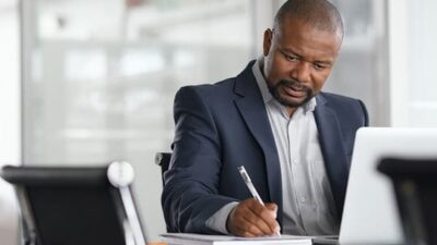 Man at work