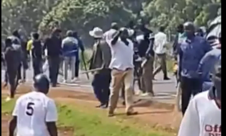 Opposition convoy attacked at chwele, bungoma county.