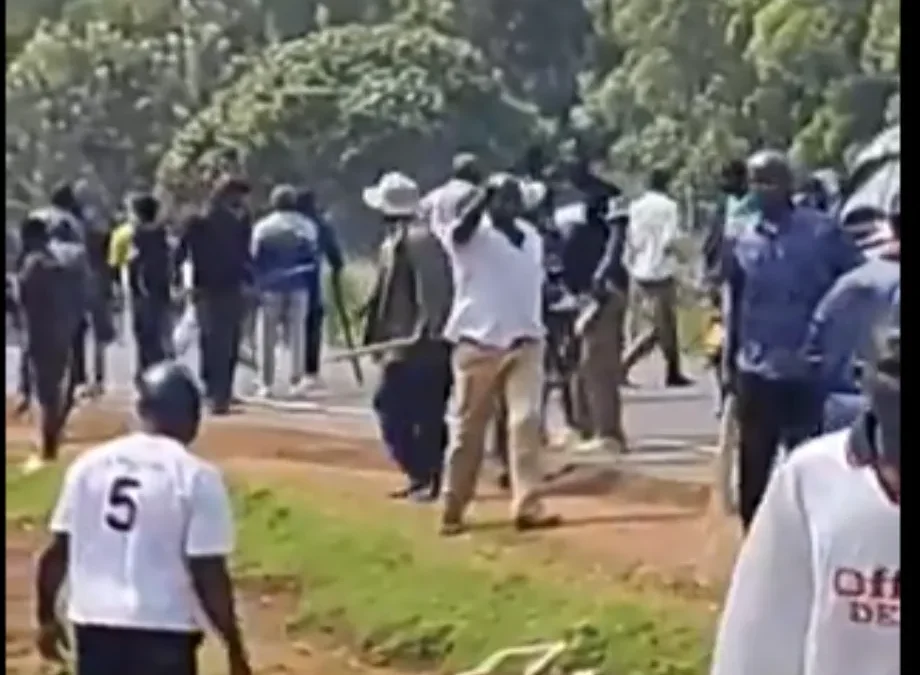 Opposition convoy attacked at chwele, bungoma county.