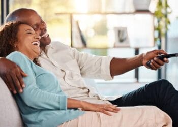 Photo of a woman and husband