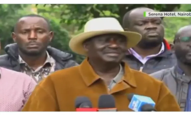 Raila odinga on sabasaba