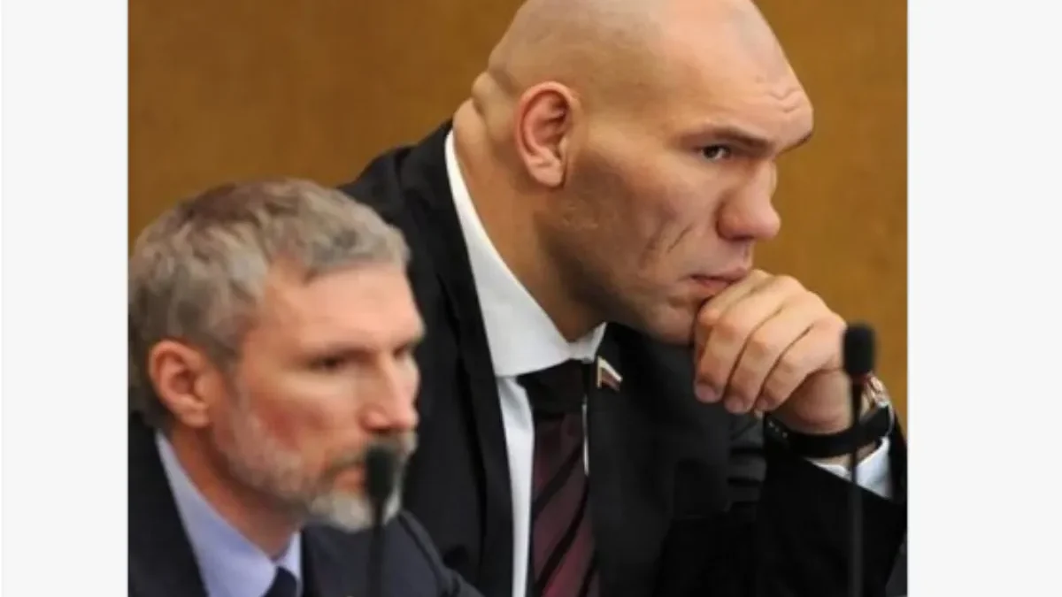 Russian politician and former boxing champion nikolai valuev