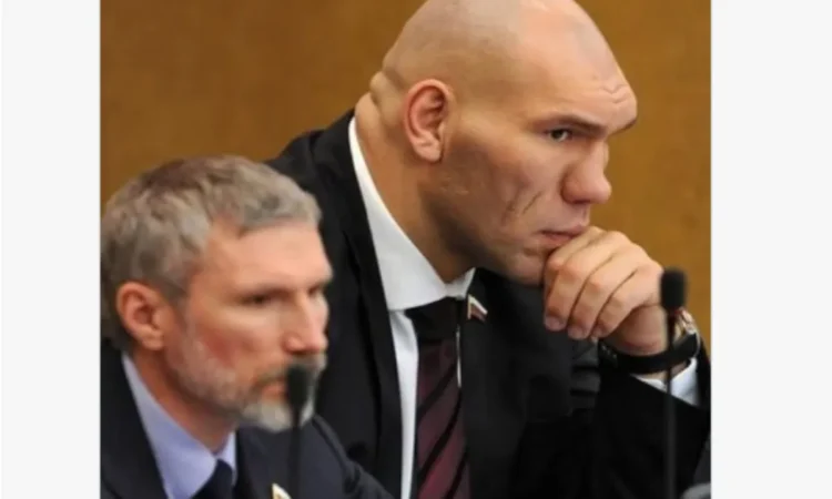 Russian politician and former boxing champion nikolai valuev