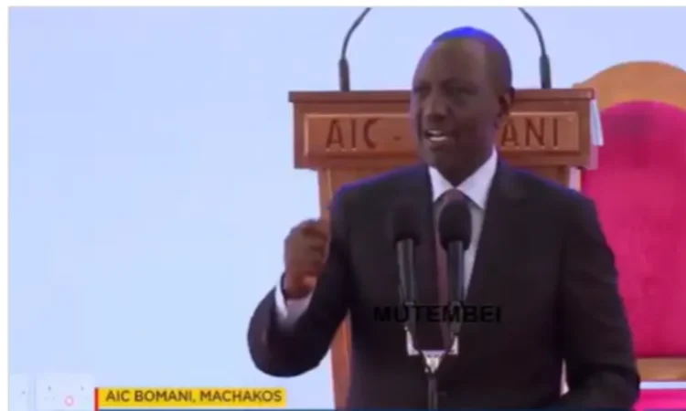 Ruto moral values parenting