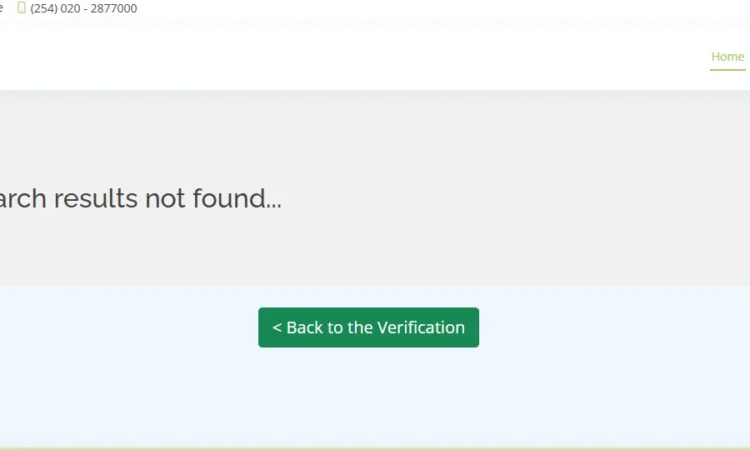 Search result not found iebc portal