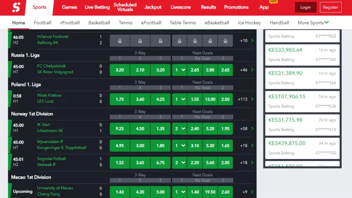 Sportybet kenya - Most trusted betting site in Kenya