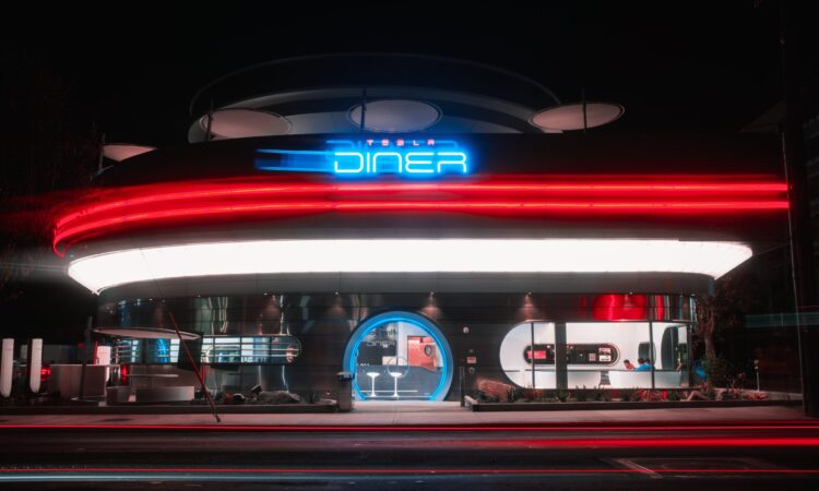 Tesla dinner photo