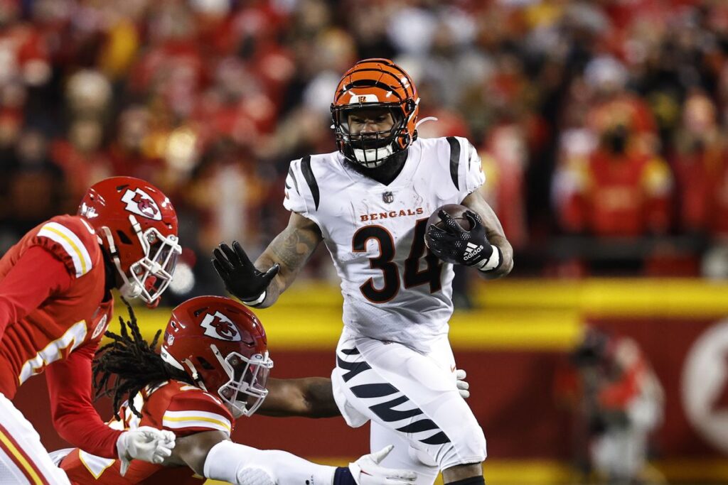 The bengals new running back room 2