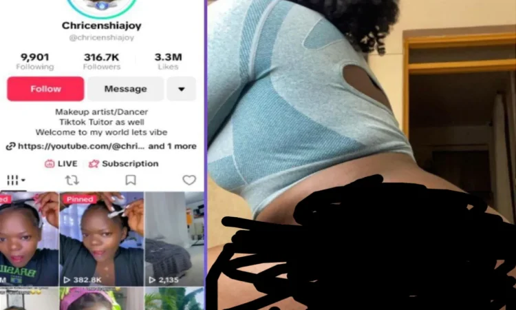 Tiktoker chricen shiajoy exposed photos and video
