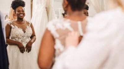 Wedding gown photo