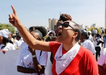 Woman in nairobi photo