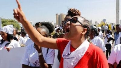 Woman in nairobi photo